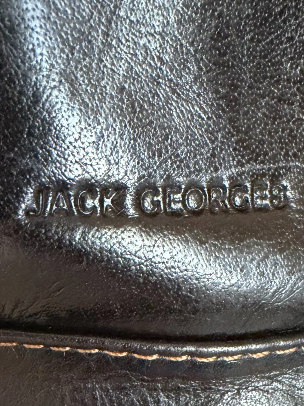 Jack Georges Voyager Hand-Stained Buffalo Leather Adele Slim Backpack Unisex